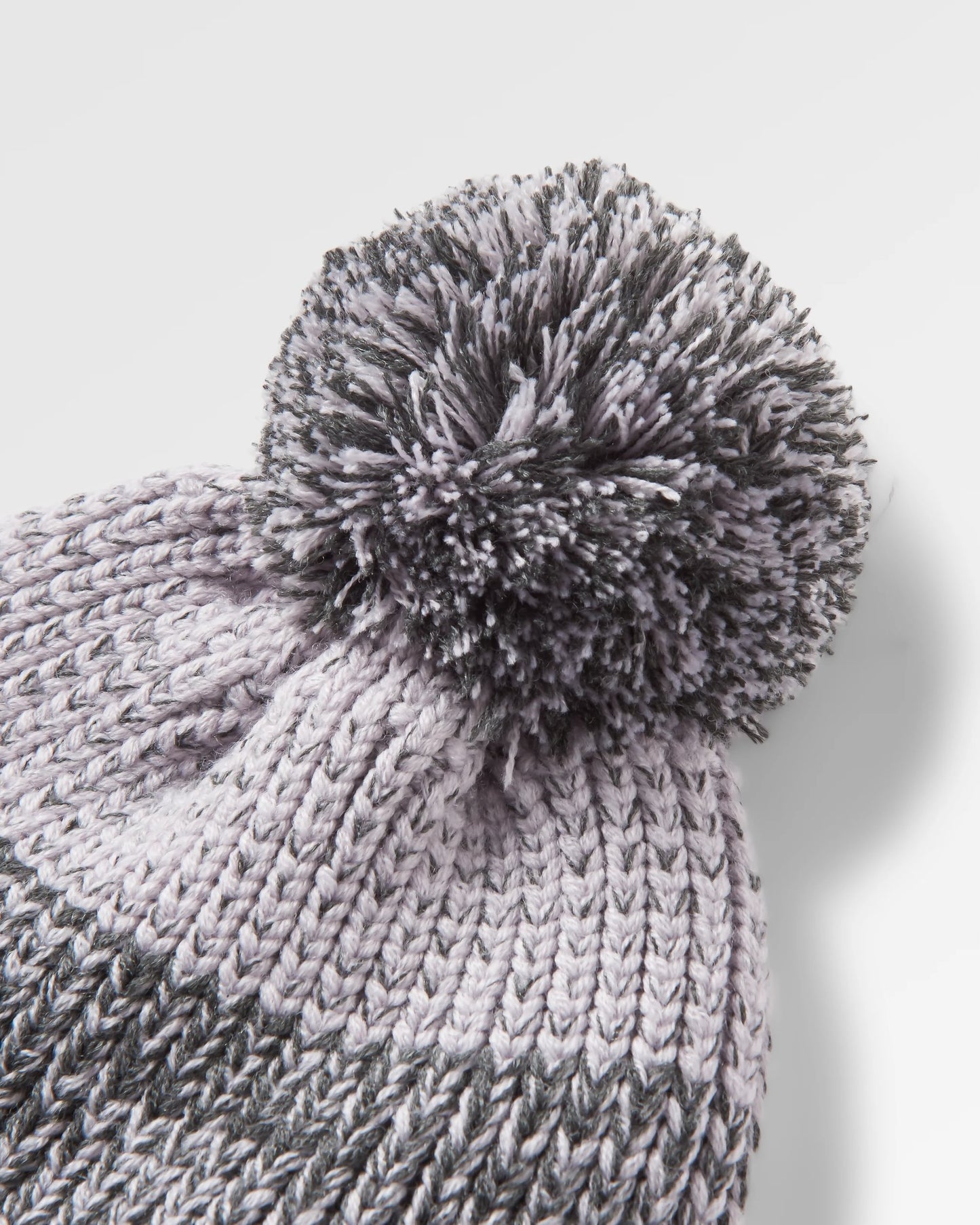 Crag Recycled Bobble Hat - Charcoal/Stone