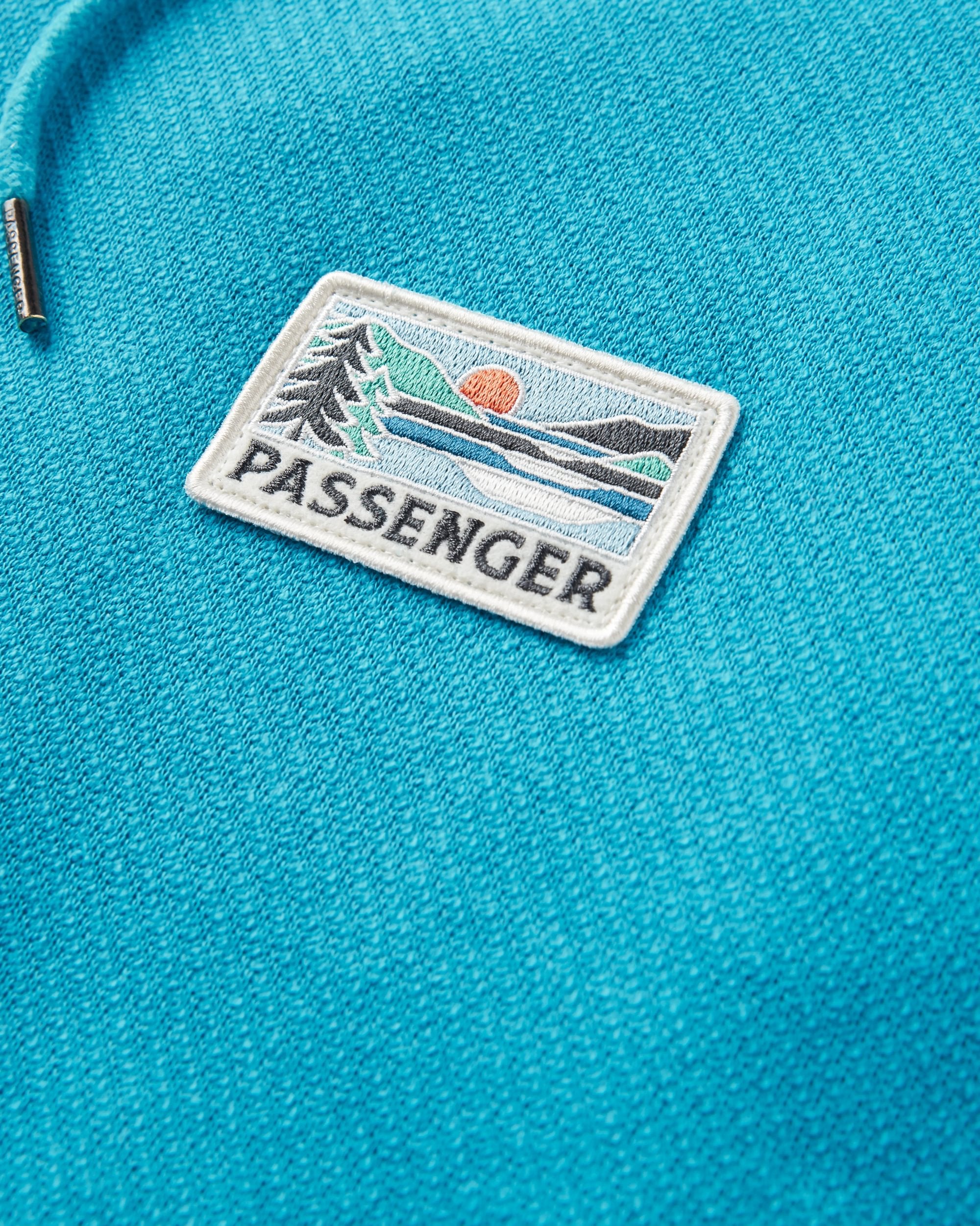 Sneak Organic Cotton Hoodie - Bluejay - Flatlay