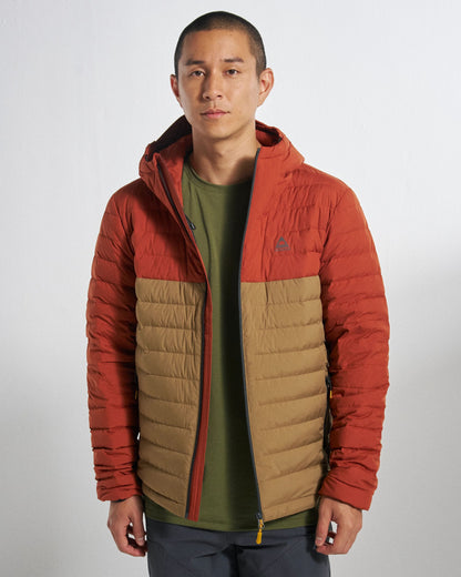 Ashland Down Jacket - Dark Rust/Caramel - Studio Model