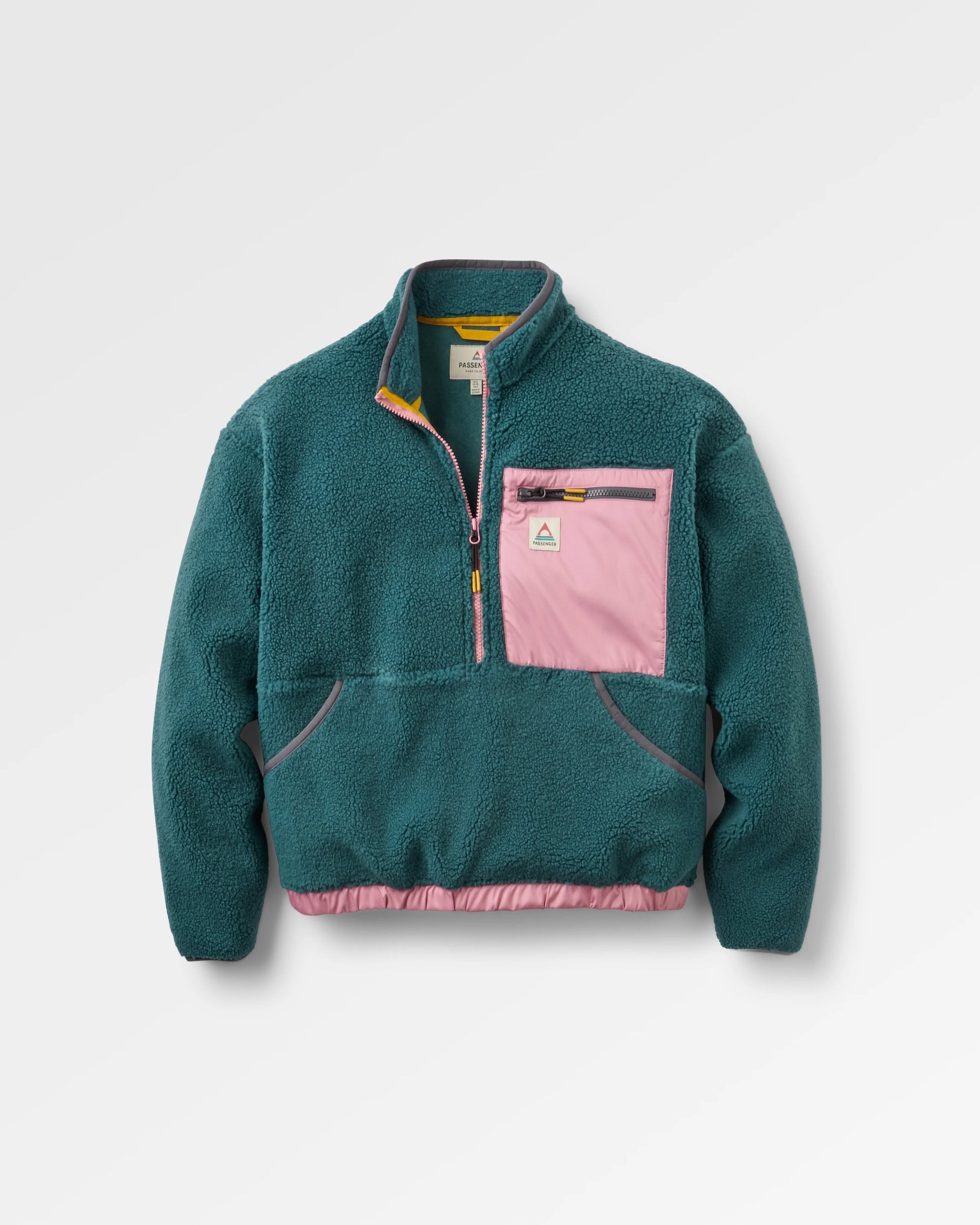 Ravi Sherpa Fleece - Mediterranean - Flatlay