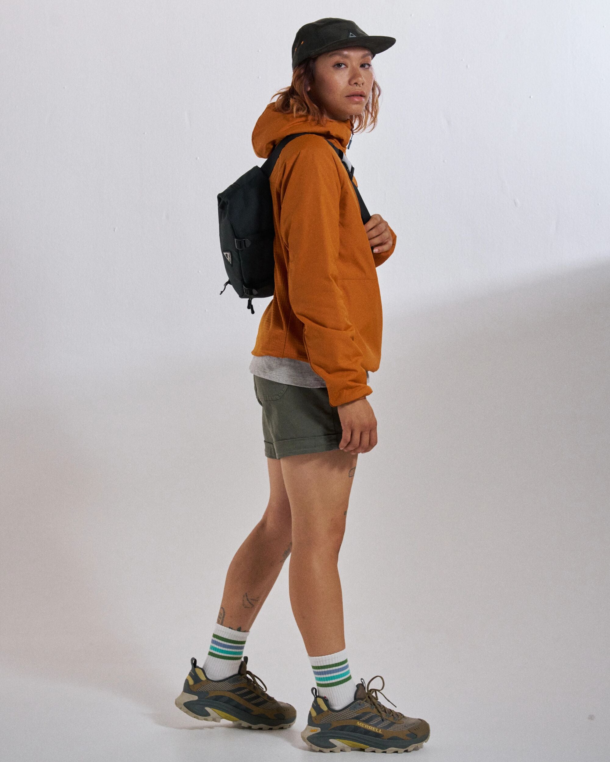 Women's Trailscape Lightweight Insulated Jacket - Retro Orange - Studio Model
