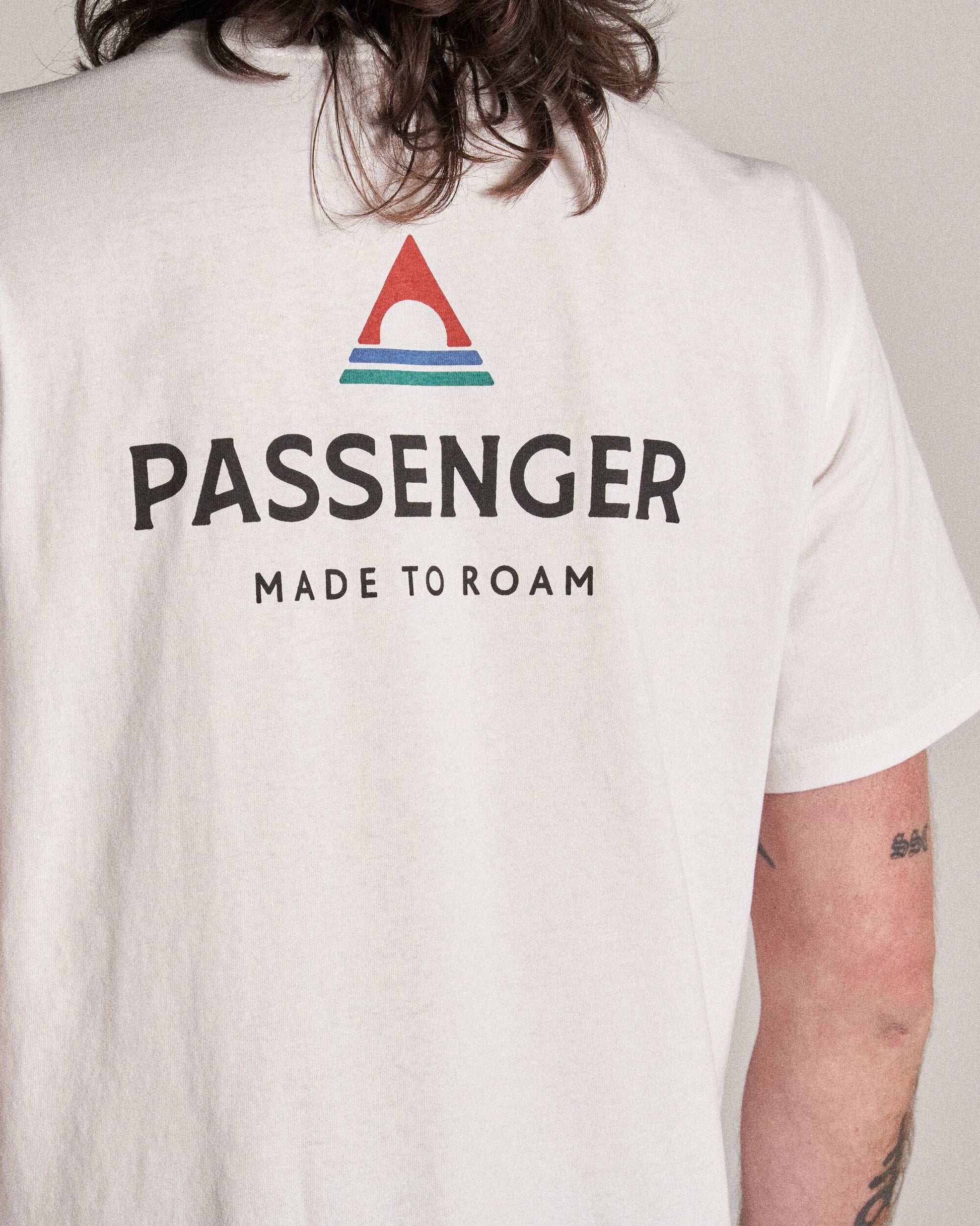 Passenger Recycled Cotton T-Shirt - White - Studio Ecomm
