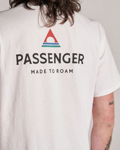 Passenger Recycled Cotton T-Shirt - White - Studio Ecomm