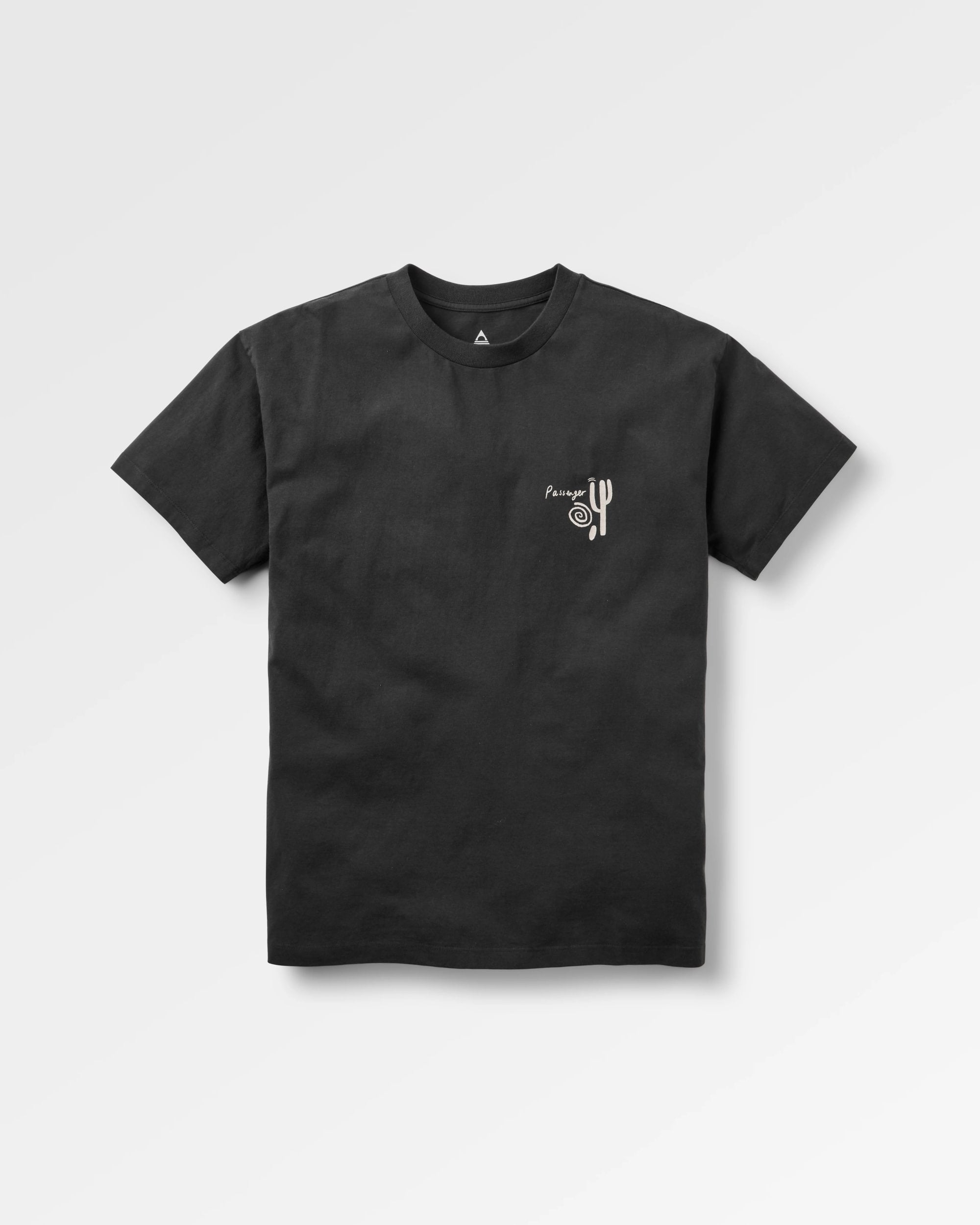 Men's Roam Further T-Shirt - Black - Flatlay