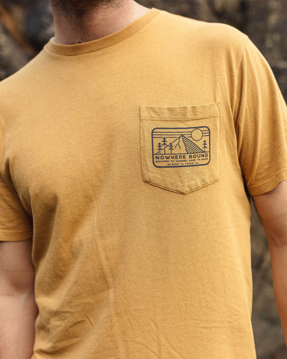 Nowhere Bound Pocket T-Shirt - Dusty Ochre