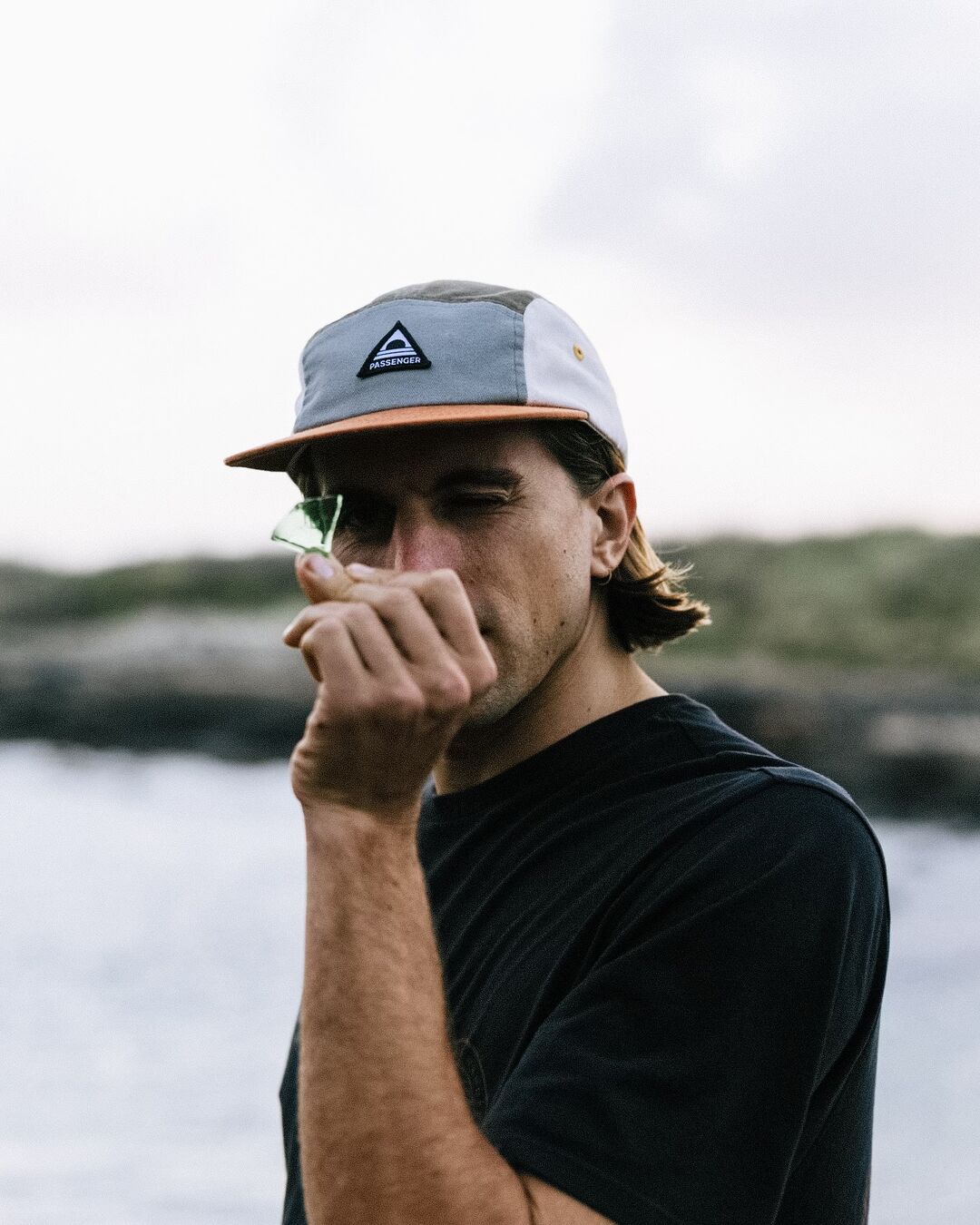 Fixie Recycled Cotton 5 Panel Cap - Apple Green Multi