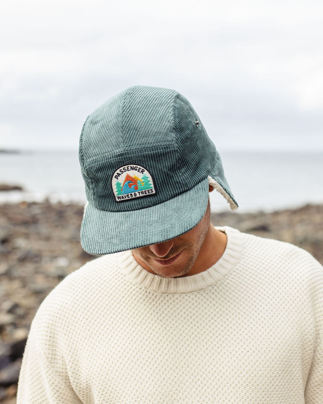 Male_Daytime Recycled Cord Sherpa Lined Hat - Deep Ocean